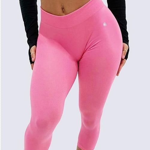 Mid-Rise Summer Leggings | BUBBLEGUM PINK