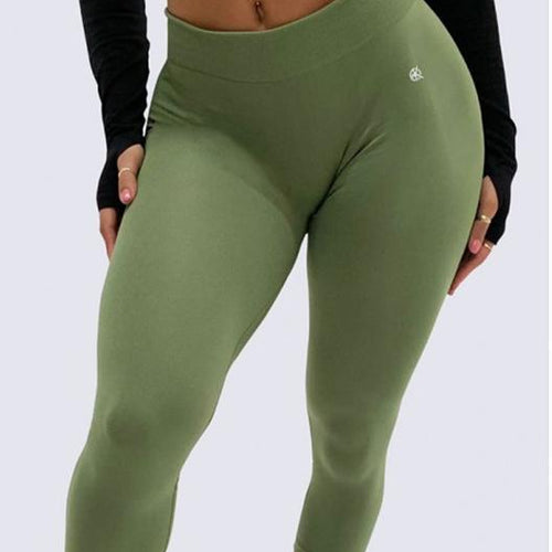 Mid-Rise Summer Leggings | OLIVE GREEN