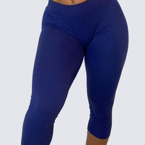Classic Ribbed Leggings | ROYAL BLUE