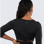 Ballet Cardigan Top - Black