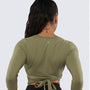Ballet Cardigan Top - Green