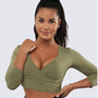 Ballet Cardigan Top - Green