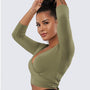 Ballet Cardigan Top - Green
