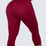 Classic Ribbed Leggings | BURGANDY HAZE